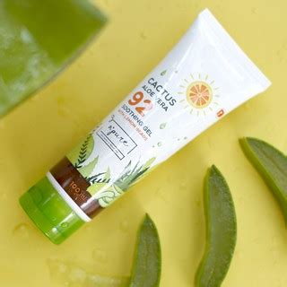 Hampir sama dengan beberapa produk aloe vera lainnya, n'pure cactus aloevera soothing gel ini dikemas dalam wadah bulat warna hijau. NPURE Cactus Aloe Vera Soothing Gel 100 ml (Tube Travel ...
