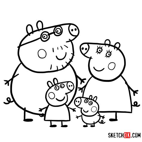 Peppa Pig Pictures To Draw