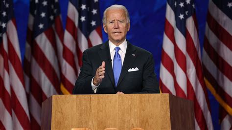 Joe Biden Accepts Democratic Nomination During Dnc To Battle Trump