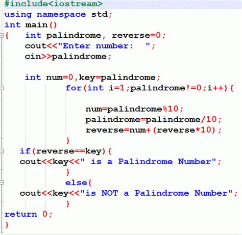 Find Palindrome Number In C ~ C Programming Tutorial For Beginners