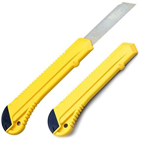 Tape King Utility Knife Box Cutters 12 Pack Bulk 18mm Wide Blade