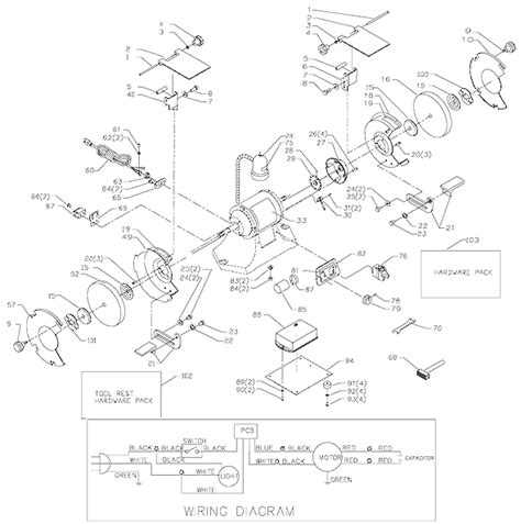 Craftsman Bench Grinder Wiring Diagram