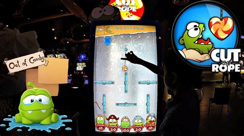 Cut The Rope Arcade Video Game Play At Dave And Busters Youtube