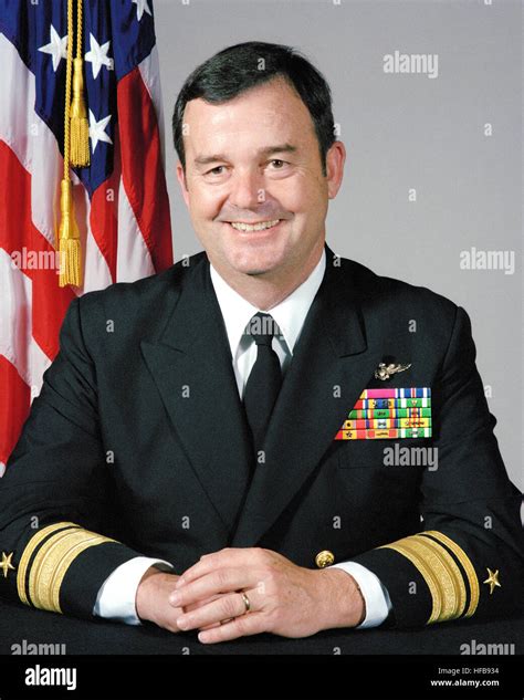 Portrait Us Navy Usn Rear Admiral Radm Upper Half Edwin R Kohn