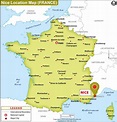 Where is Nice Located in France