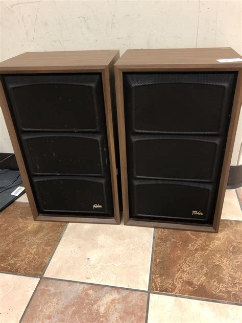 Can Anyone Identify These Fisher Speakers Rvintageaudio