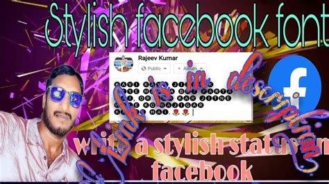 How To Change Facebook Post In Stylish Font Facebook Styles Font