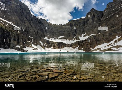 Iceberg Lake Glacier National Park Mt Stock Photo Alamy