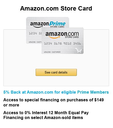 The card is issued by synchrony bank and offers 5% back on all purchases. Amazon.com: Credit Cards: Credit & Payment Cards