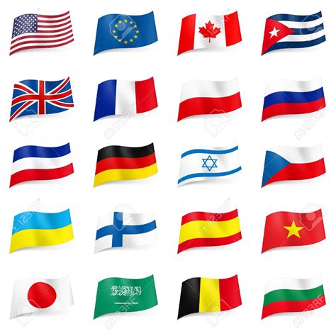 World Flags Vector Clipart Illustrations 181 412 World Flags Clip Art Images And Photos Finder