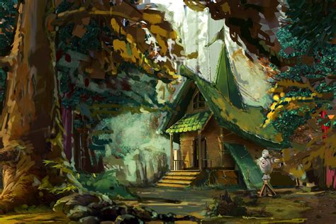 House In The Forest Concept Art Goimages Corn
