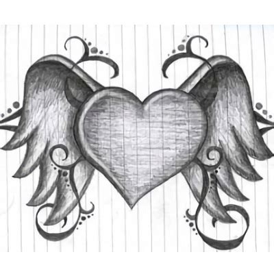 Ver más ideas sobre corazon con alas, alas, tatuaje corazón con alas. Imagenes De Corazones Con Alas Para Dibujar A Lapiz