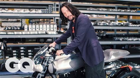 Keanu Reeves Shows Us His Most Prized Motorcycles Collected Gq Keanu Reeves Keanu Reeves