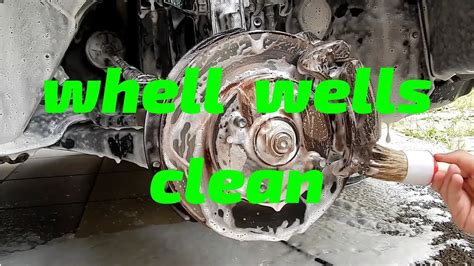 How To Clean Car Wheel Wells Youtube