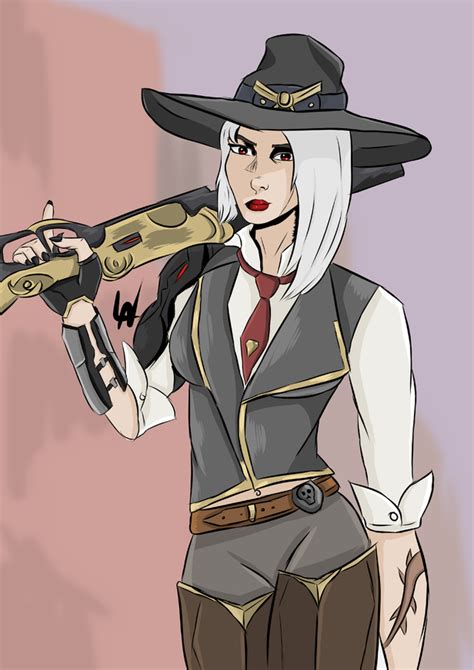 Ashe Overwatch By Laracroft02 On Newgrounds