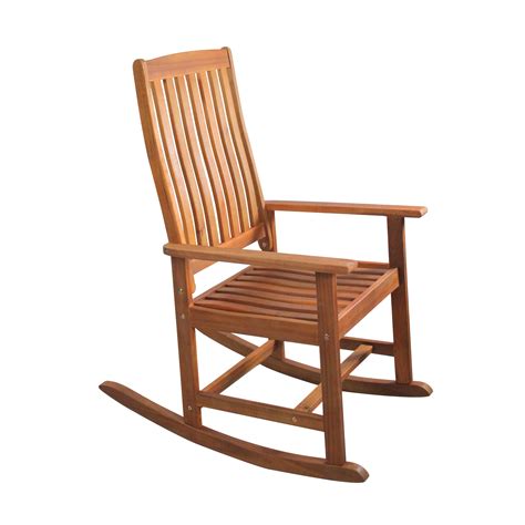 Best choice products hardwood log rocking chair single rocker. 41" Acacia Wood Outdoor Patio Rocking Chair | Walmart Canada