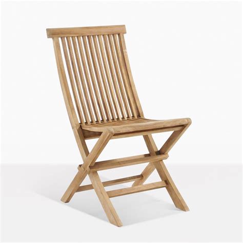 They are most often made of wood, are just as sturdy as steel, but much more pleasing to the eye. Prego Teak Folding Dining Chair| Outdoor Patio Restaurant | Teak Warehouse