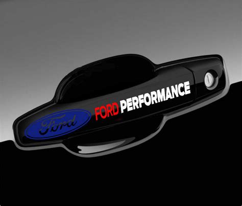 Ford Performance Logo Vinyl Decal Sticker For Door Handlewheelmirror