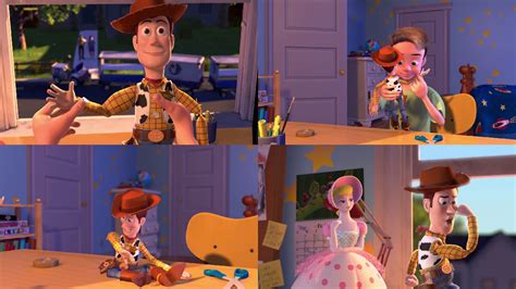 Toy Story 2 Andy Fixes Woodys Arm By Dlee1293847 On Deviantart