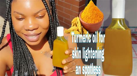 HOW TO MAKE TURMERIC Oil FOR SKIN LIGHTENING AND REPAIR BLEACHED SKIN