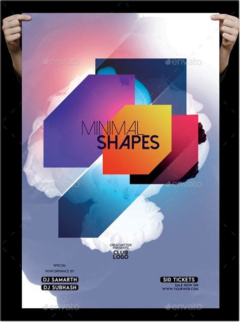 22 Creative Shape Flyer Templates 2021 Templatefor