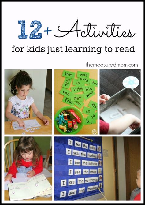 Teach Kids To Read With These Activities And Resources The Measured Mom