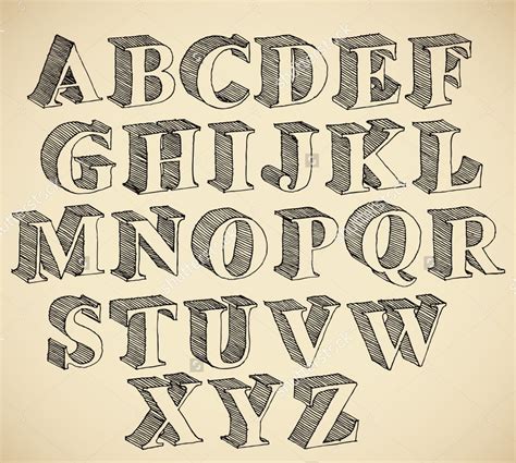 An Old Fashioned Hand Drawn Font With Lowercase And Lowercase Letters