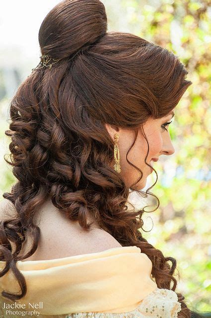 Perfect Belle Hair Style Belle Hairstyle Disney Hairstyles Princess