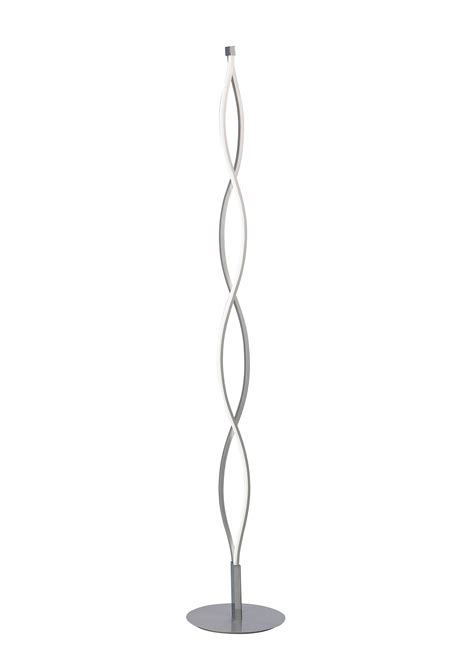 Mantra M4861 Sahara Floor Lamp 21w Led 3000k 1470lm Silverfrosted