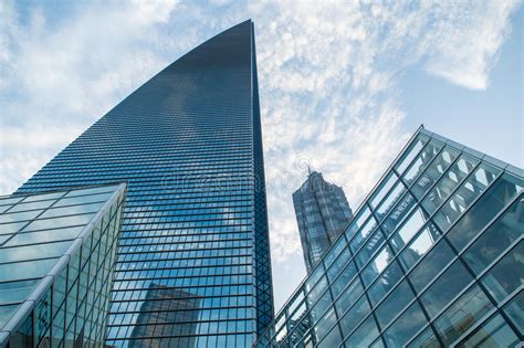 Modern Skyscraper Business Office Corporate Building Abstract Stock