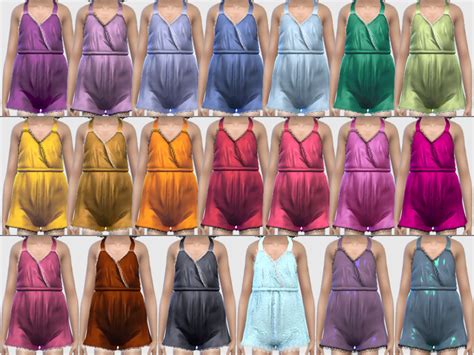 Giulietta Sims Fantastic Play Date Romper Recolor For Kids Mesh By