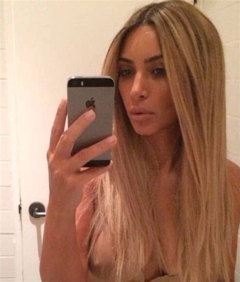 Kim Kardashian Posts A Pic Of Her Nipple To Her Facebook