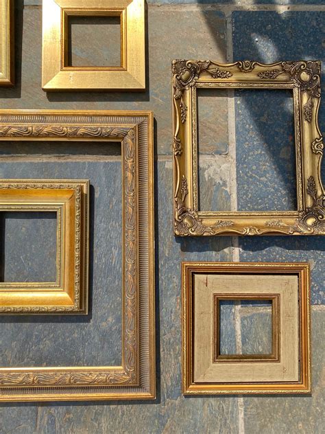 Collection Of Gilt Frames X 10 Decorative Frames Gallery Etsy