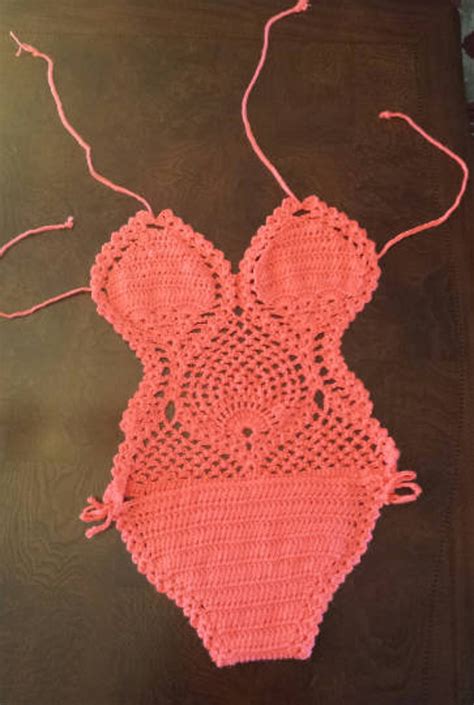 Crochet Bathing Suit Pattern Pdf Crochet Monokini Crochet Pattern