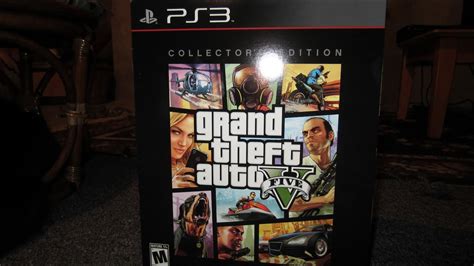 Gta V Collectors Edition Unboxing Ps3 Youtube