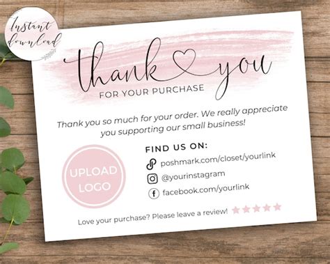 Free Printable Thank You Cards You Cant Miss The Cottage Market