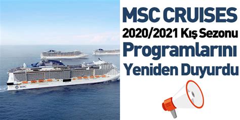 Search for great cruise deals and compare prices to help you plan your next msc cruises cruise vacation. MSC CRUISES 2020/2021 Kış Sezonu Programlarını Yeniden Duyurdu