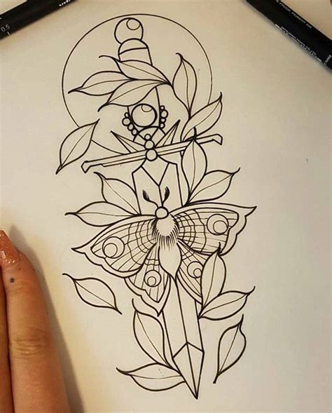 Outline Drawing Tattoo Designs For Men Tattoo Design