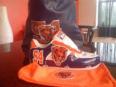 Twystedgear Custom Shoes Chicago Bears Shoes 2