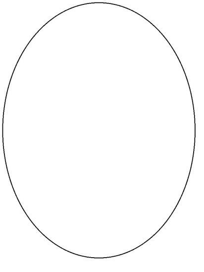 Large Oval Template Free Printable