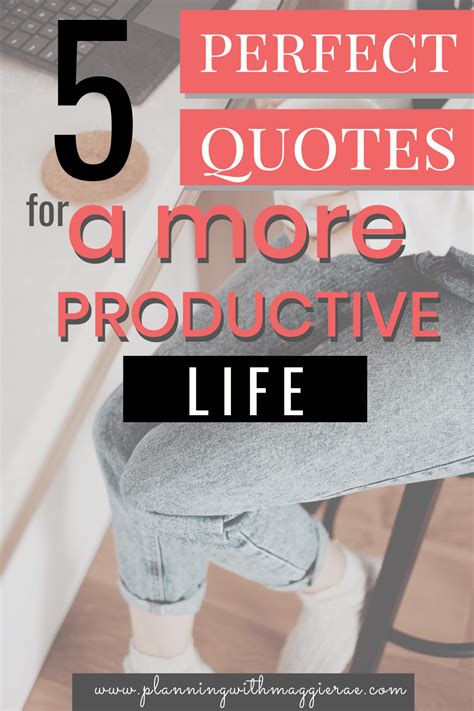 5 Amazing Productivity Quotes · Planning With Maggie Rae Productivity