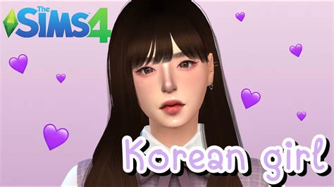 The Sims 4 Cas L Ha Neul Korean Girl L Creat A Sim L Cc List