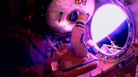 Cosmonauts Complete Russian Spacewalk Space Station