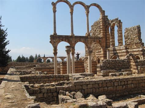 Anjar Lebanon Ruins Of The 8th Century City Built By The Umayyad It