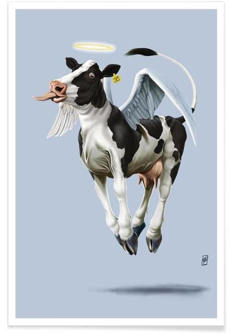 Holy Cow Colour Poster JUNIQE