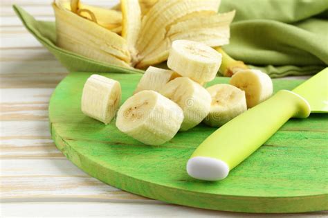 Fresh Ripe Banana Stock Image Image Of Slices Sliced 33152071