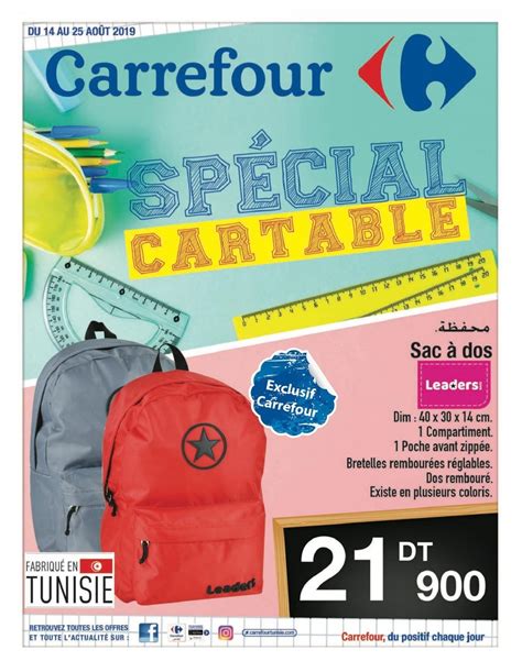 Catalogue Carrefour Rentrée Scolaire 2019 Brochure Background Design