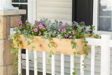 Build Your Own Railing Planter For Custom Curb Appeal Better Homes