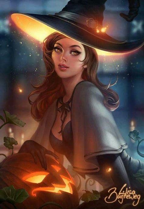 Pin By Gilbert R On Halloween Fantasy Witch Fantasy Girl Halloween Art