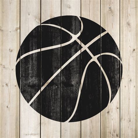 Basketball Stencil Plastic Laser Cut Stencil Designs